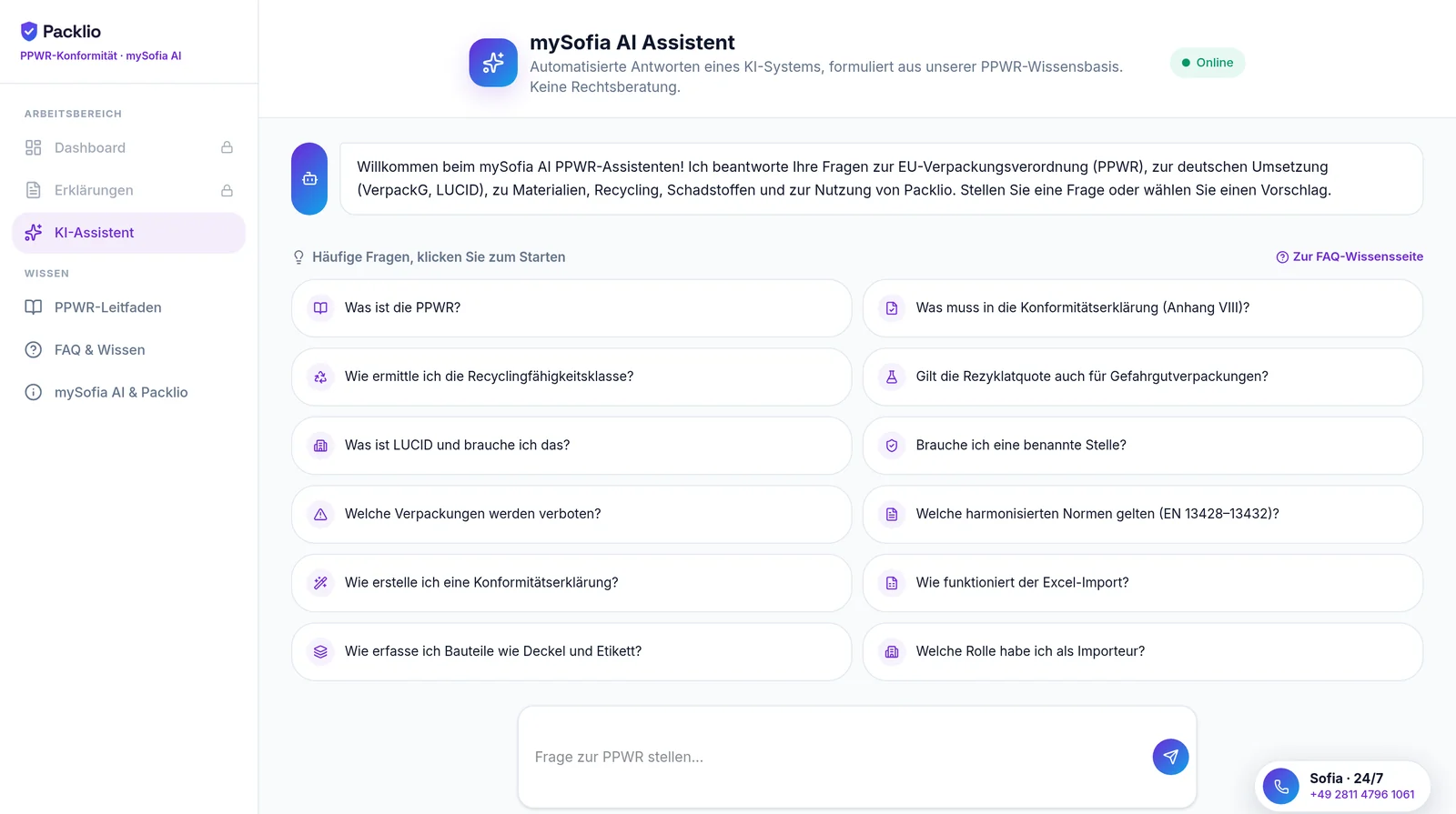 Packlio - AI assistant