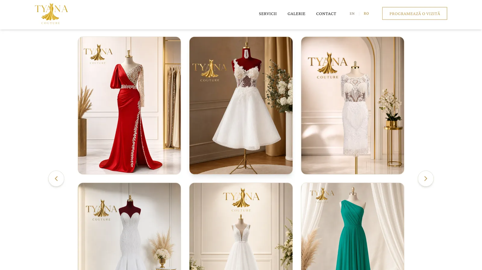 Evening gowns